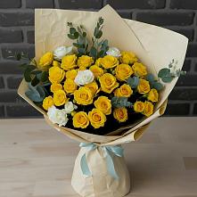 Букет цветов из:  Розы #REPLACE_PRED# Булатниково