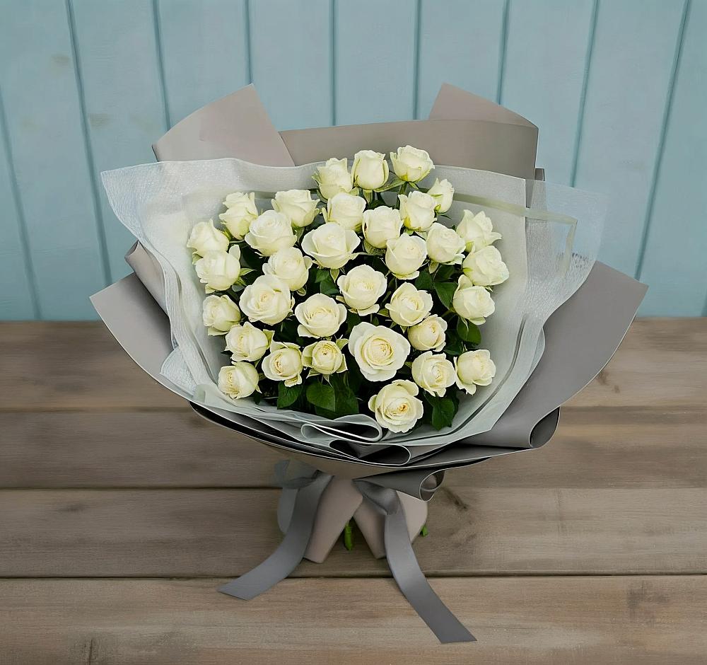Букет Белоснежная нежность в Булатниково