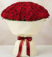 Букет 101 Красная роза Милано #REPLACE_PRED# Булатниково