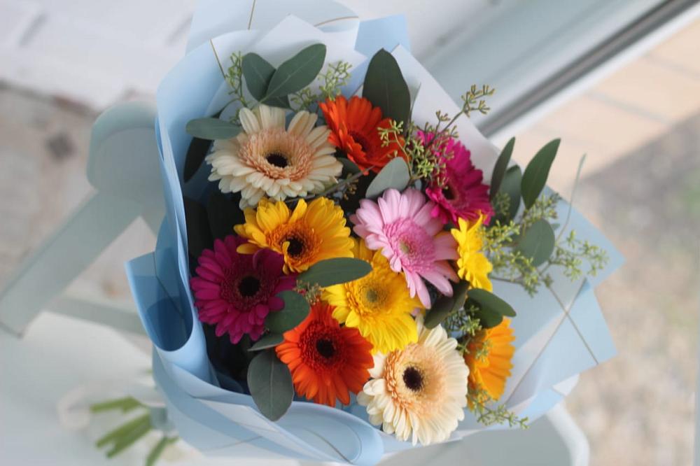 Букет цветов из: Герберы в Булатниково