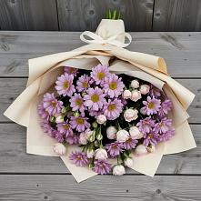 Букет цветов из:  Розы и Хризантемы #REPLACE_PRED# Булатниково