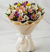 Букет цветов из:  Альстромерии в Булатниково
