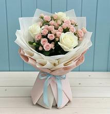 Букет цветов из:  Розы в Булатниково