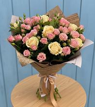 Букет цветов из:  Розы в Булатниково