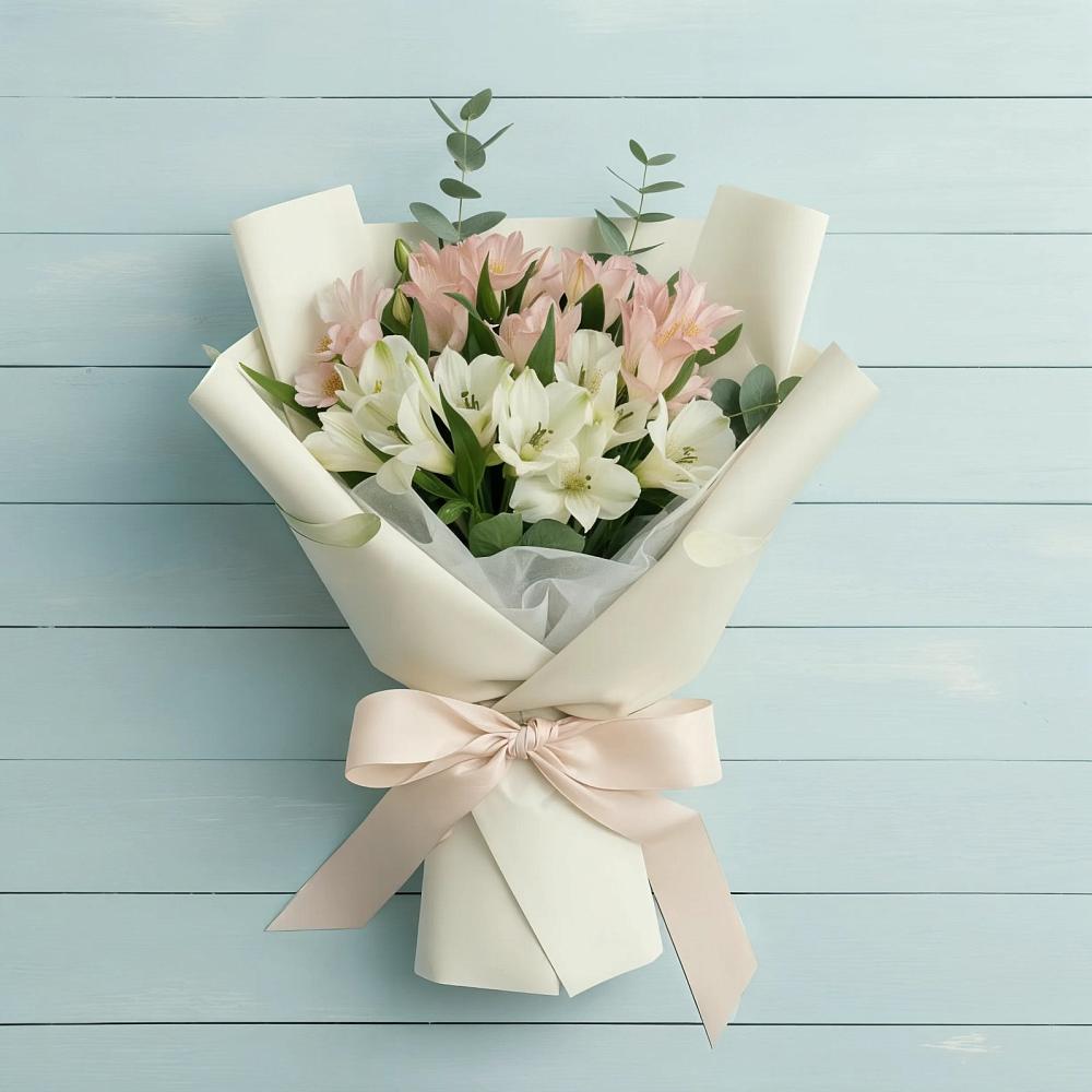 Букет цветов из: Альстромерии в Булатниково