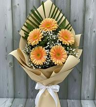Букет цветов из:  Герберы в Булатниково
