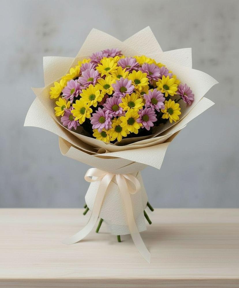Букет цветов из: Хризантемы в Булатниково